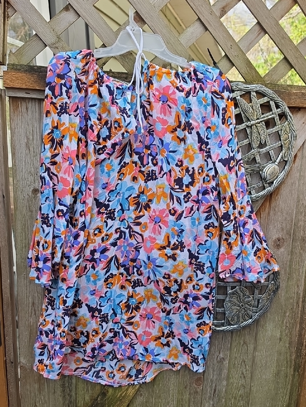 Anne Cole Floral Tunic Top/Coverup - New